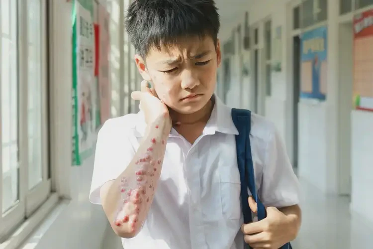 中学生脖子上容易起湿疹可以治好吗(图4)