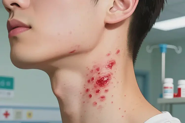 男性脖子上出湿疹可以治好吗(图4)