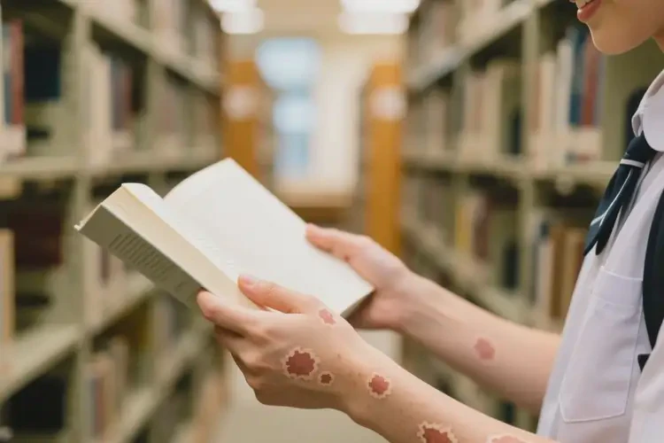 大学生四肢有湿疹可以治好吗(图1)