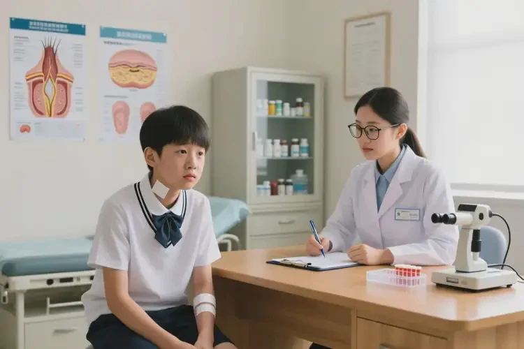 中学生脖子上经常长湿疹可以治好吗(图2)
