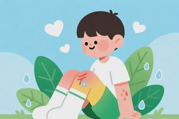 小学生大腿上经常长湿疹可以治好吗(图1)