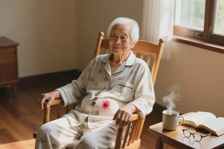 高龄老人肚子上经常起湿疹不管它会自己好吗(图1)