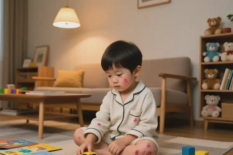 儿童身上出湿疹不管它会自己自愈吗(图4)