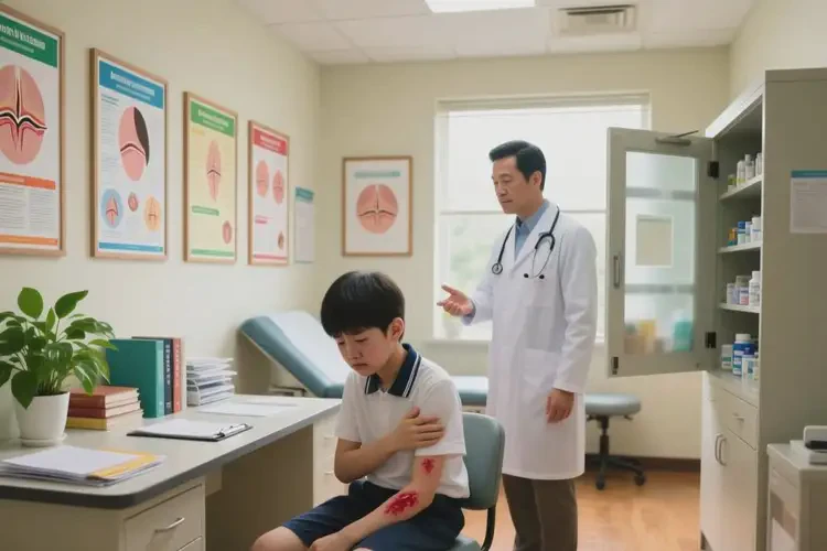 中学生身上容易起湿疹可以治好吗(图3)