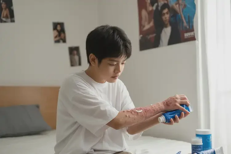 青少年手臂出湿疹可以治好吗(图3)