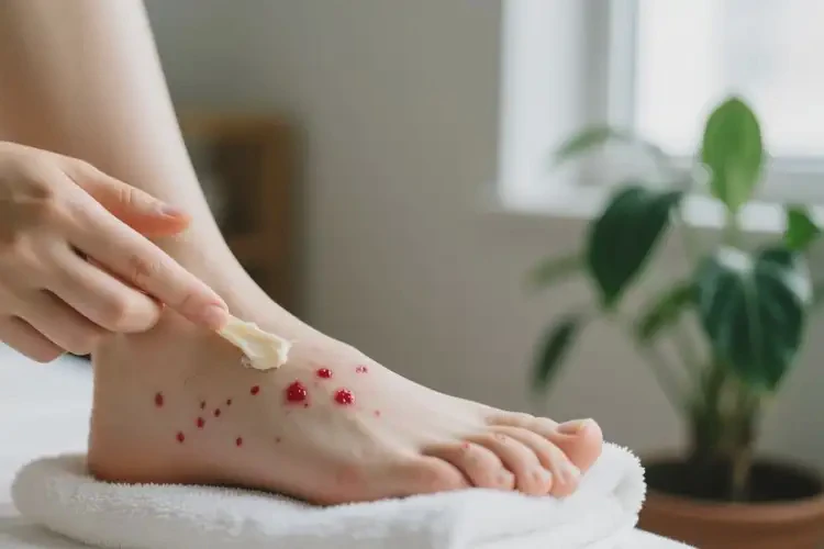 女性脚上偶尔起湿疹可以治好吗(图4)