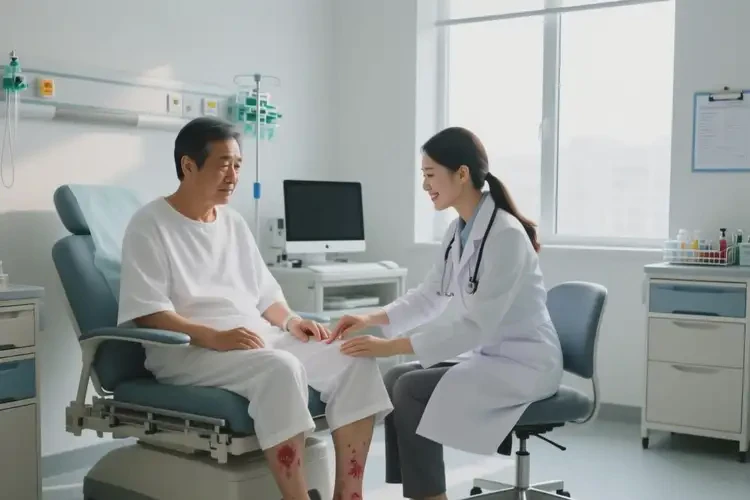 男性脚上起湿疹可以治好吗(图1)