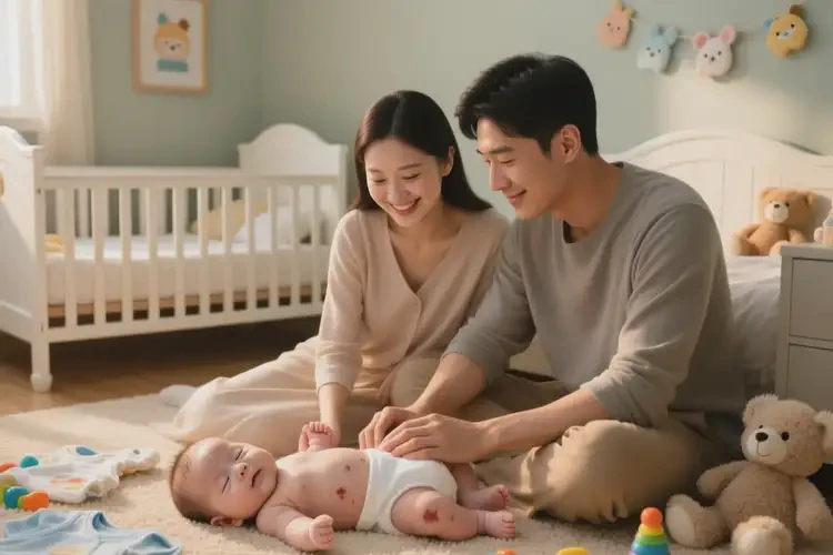 孩子身上有湿疹不管它会自己痊愈吗(图3)