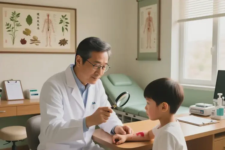 小儿手上出湿疹可以治好吗(图1)