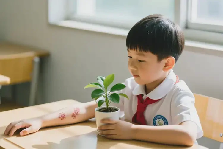 小学生手臂上容易长湿疹可以治好吗(图3)