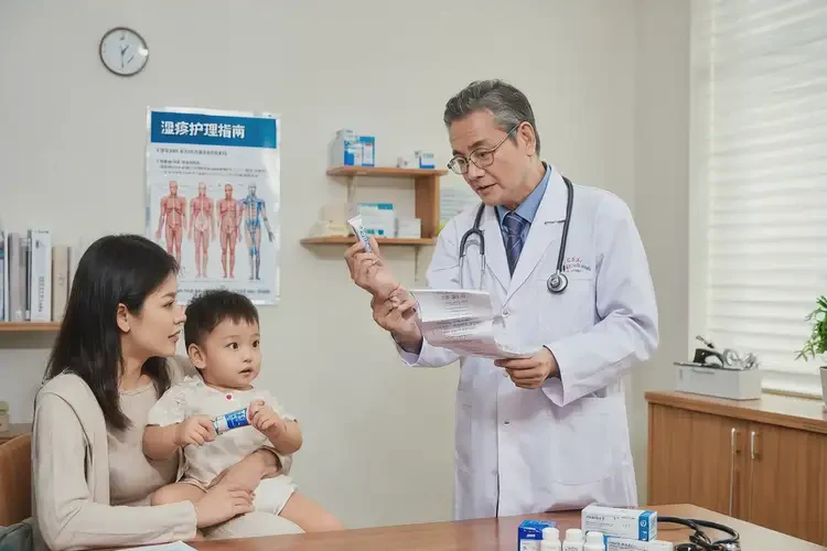 小儿大腿有湿疹可以治好吗(图2)