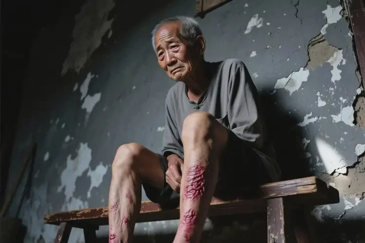 老人小腿上长湿疹不管它会自己好吗(图2)