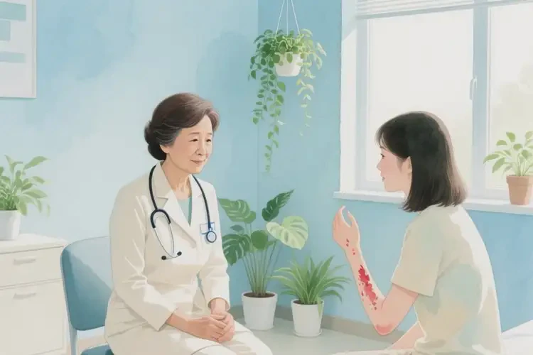 女性四肢出湿疹可以治好吗(图2)