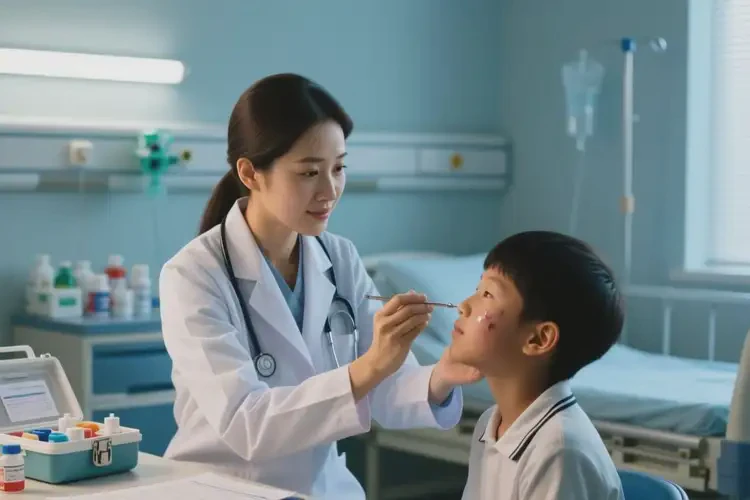 中学生脸上出湿疹可以治好吗(图3)
