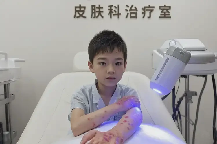 小儿手上偶尔长湿疹可以治好吗(图1)