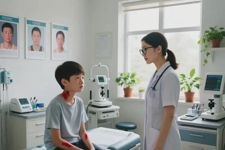 中学生脖子上经常长湿疹可以治好吗(图4)