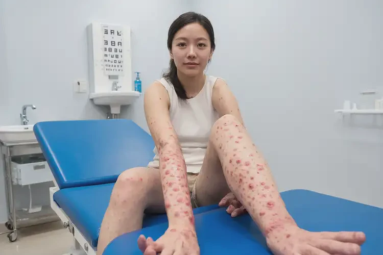 少儿大腿上有湿疹不管它会自己好吗(图3)