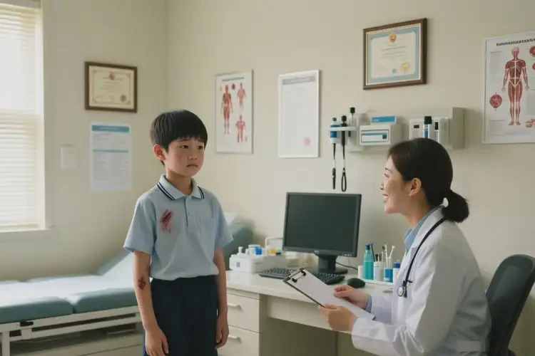 中学生面部有湿疹可以治好吗(图2)