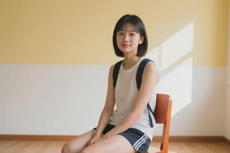 大学生大腿上起湿疹可以彻底自愈吗(图2)