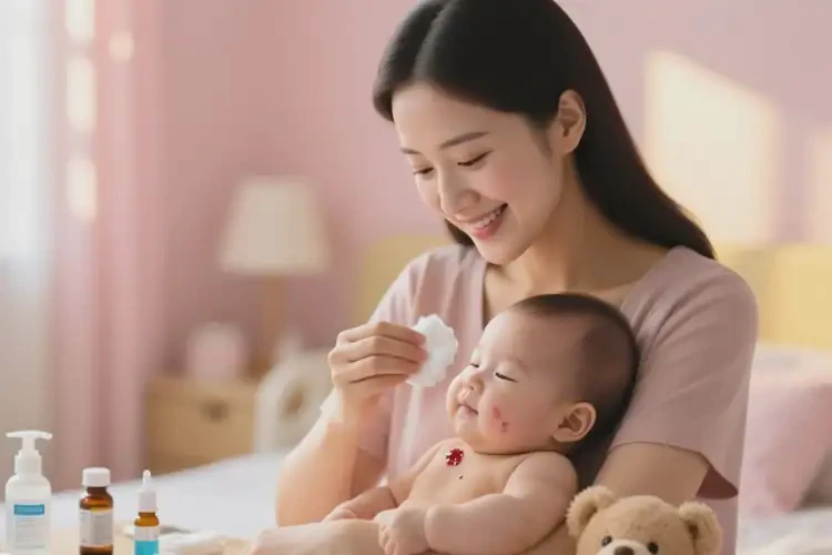 小儿脖子长湿疹可以治好吗(图3)