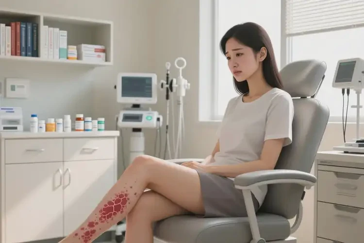 女性小腿上出现湿疹可以治好吗(图4)
