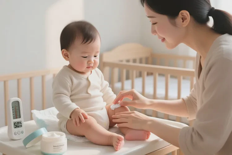 小孩大腿起湿疹可以治愈吗(图1)