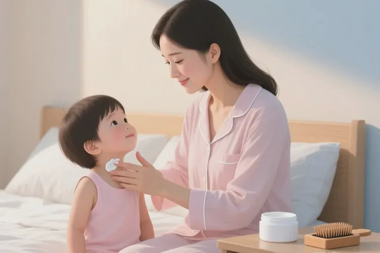 小孩脖子上有湿疹可以治愈吗(图1)