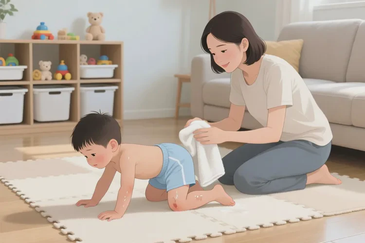 小孩大腿上长湿疹可以治愈吗(图2)