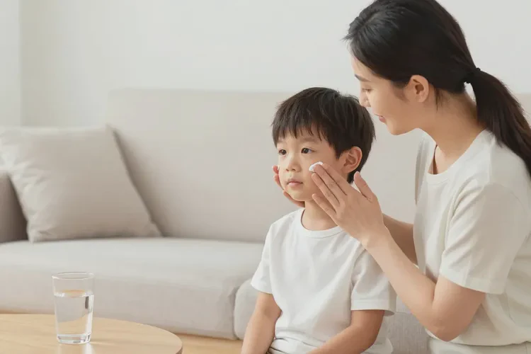 小孩面部经常起湿疹可以治愈吗(图2)