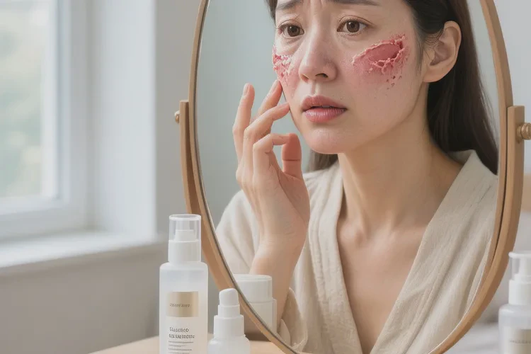 女性脸上容易长湿疹能治愈吗(图1)