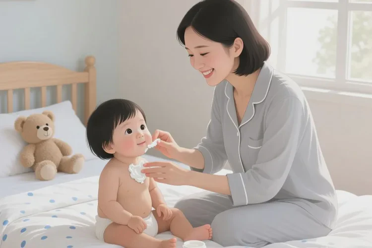 小孩脖子起湿疹可以治愈吗(图2)