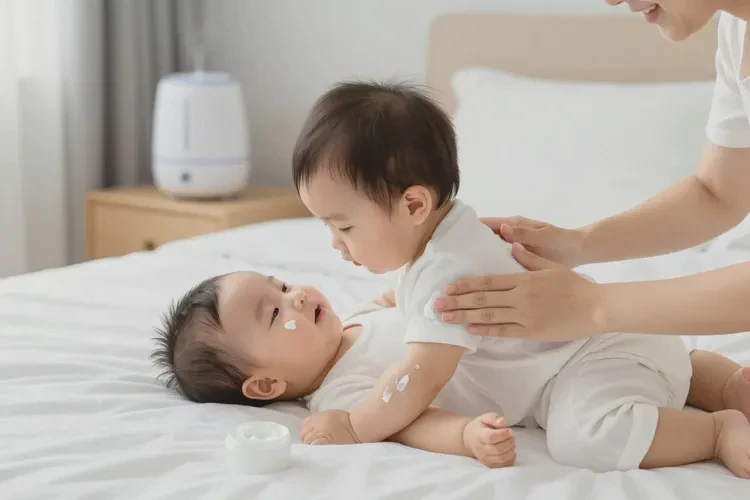 小孩手臂上出湿疹可以治愈吗(图2)