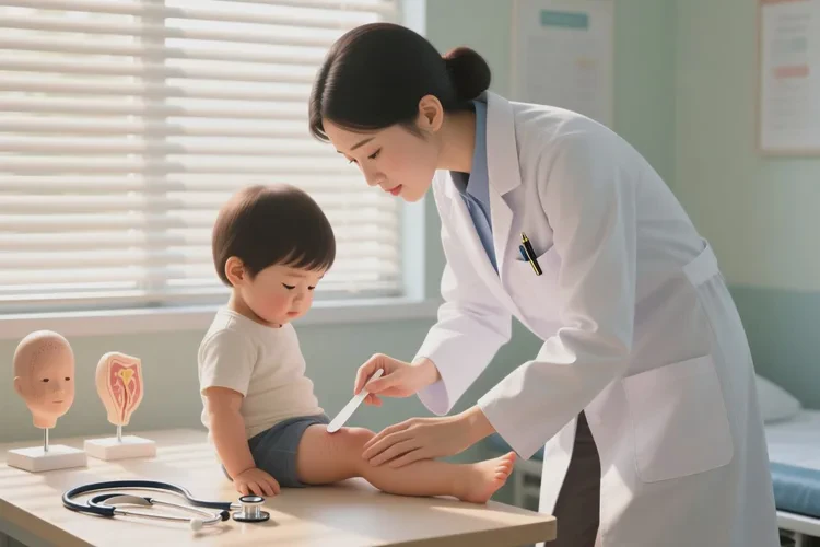 小孩大腿起湿疹可以治愈吗(图2)