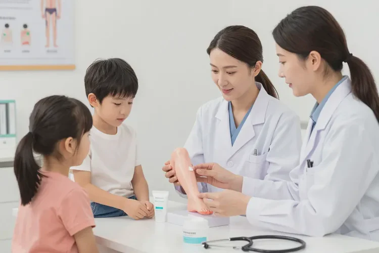小孩小腿上经常起湿疹可以治愈吗(图2)