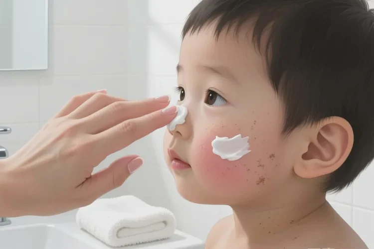 小孩面部出现湿疹可以治愈吗(图2)