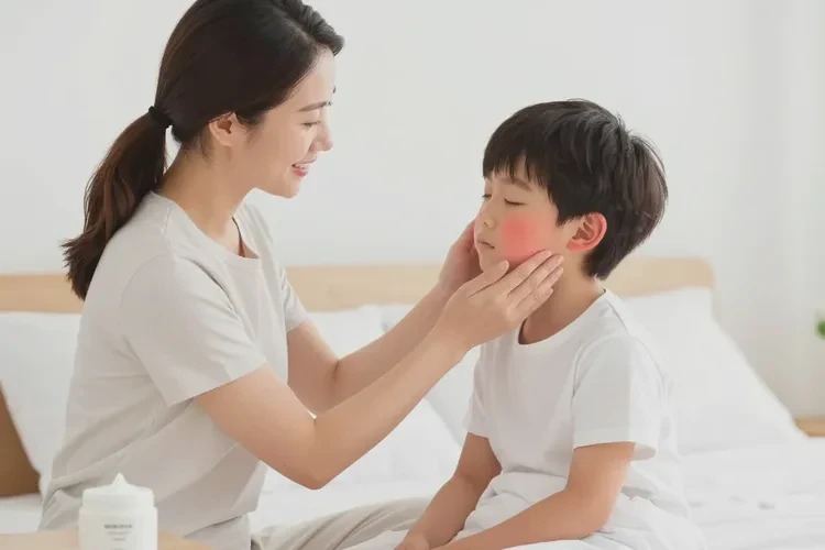 小孩面部经常起湿疹可以治愈吗(图1)