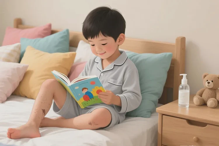 小孩小腿上容易起湿疹可以治愈吗(图3)