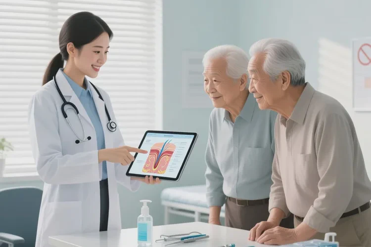 老人大腿上起湿疹可以治愈吗(图2)