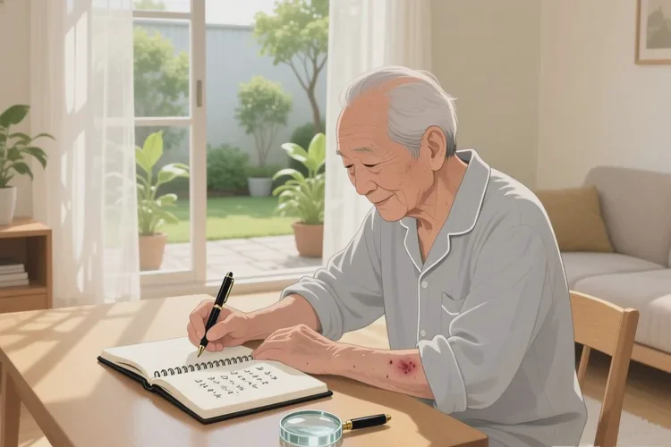 老年人大腿上容易起湿疹可以治愈吗(图3)