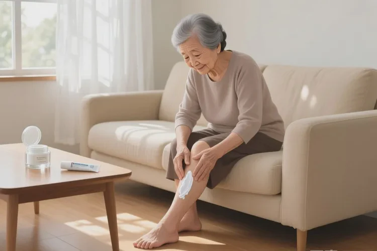 老人小腿上容易起湿疹可以治愈吗(图1)