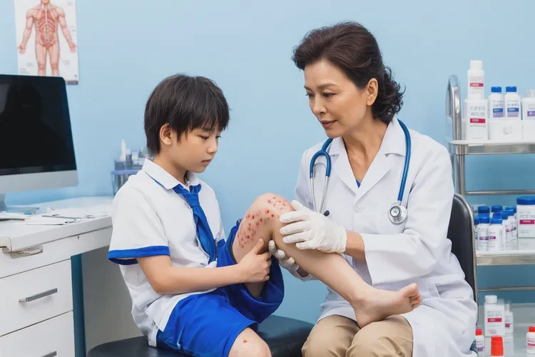 小学生小腿上经常长湿疹能治愈吗(图4)