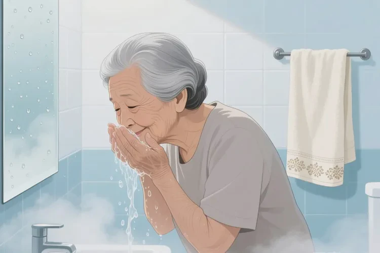 老人面部起湿疹可以治愈吗(图1)