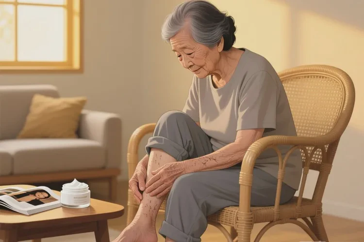 老年人小腿经常长湿疹可以治愈吗(图1)