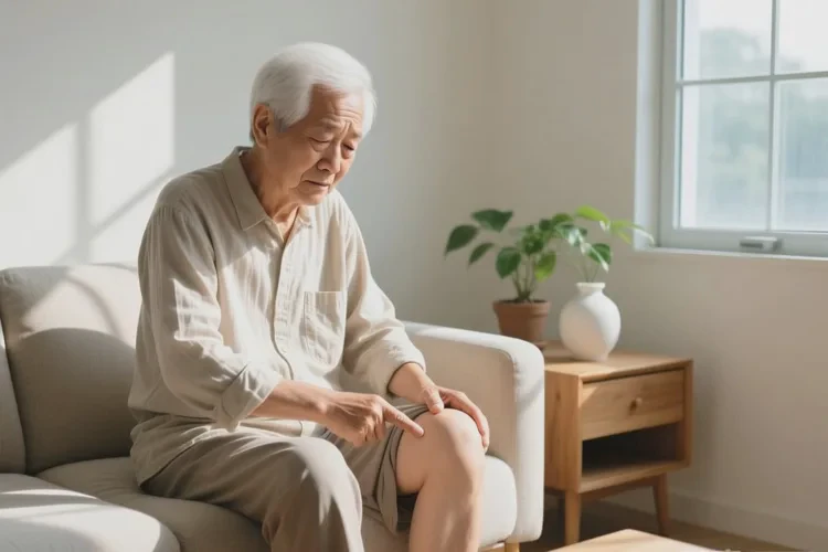 老年人大腿偶尔起湿疹可以治愈吗(图1)
