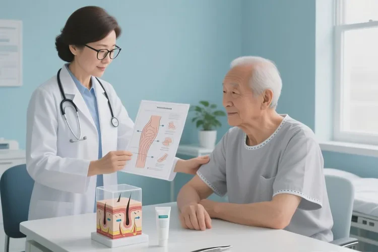 老人手臂上起湿疹可以治愈吗(图4)