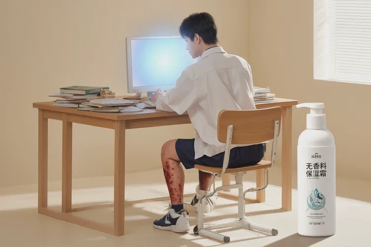 中学生小腿上容易起湿疹能治愈吗(图1)