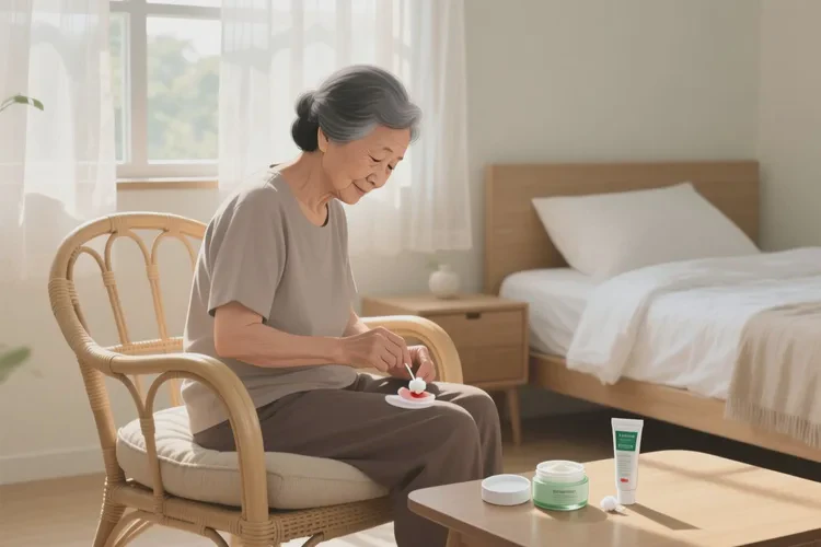 老人屁股经常起湿疹可以治愈吗(图1)