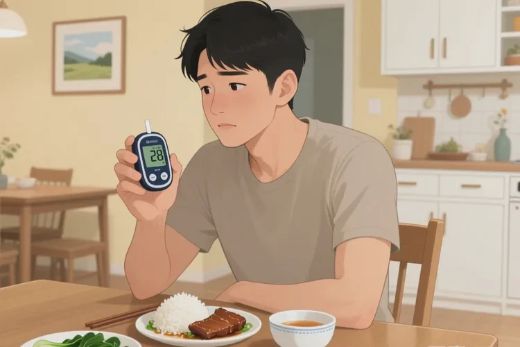 28岁中餐血糖5.6是怎么回事(图1)