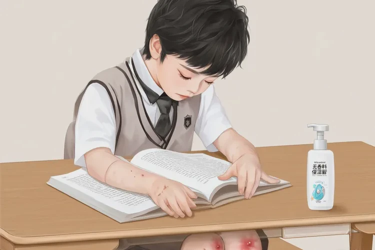小学生小腿上经常长湿疹能治愈吗(图1)