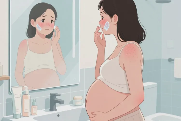 孕妇脸上有湿疹可以治愈吗(图1)